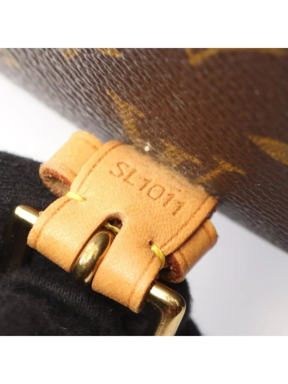 Louis Vuitton Shoulder Bag Solonge Monogram Canvas Leather